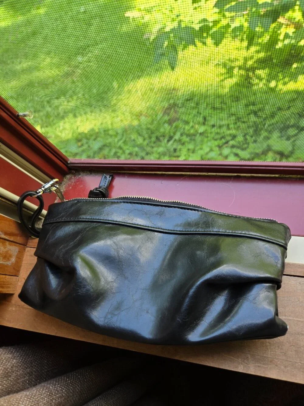 Charleston Large Topstitch Hobo Bag - Coated Canvas VEGAN